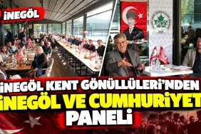 İnegöl Kent Gönüllüleri'nden anlamlı panel: 'İnegöl ve Cumhuriyet'
