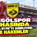 İnegölspor'da hedef Adana 01 FK galibiyeti: İşte maçın hakemleri