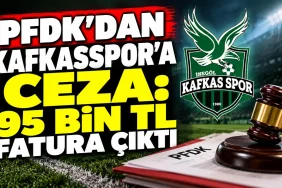 İnegöl Kafkasspor'a PFDK'dan 95 Bin TL'lik Ceza
