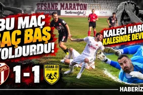 İnegölspor evinde bir puana razı oldu: 1-1