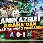 Kafkasspor Adana deplasmanından 3 puanla döndü