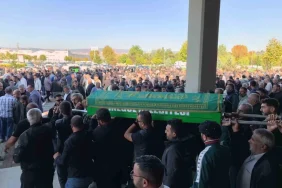 İnegöl'deki iş kazasında hayatını kaybeden iş yeri sahibi son yolculuğuna uğurlandı