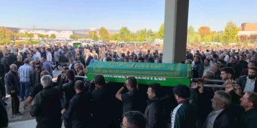 İnegöl'deki iş kazasında hayatını kaybeden iş yeri sahibi son yolculuğuna uğurlandı